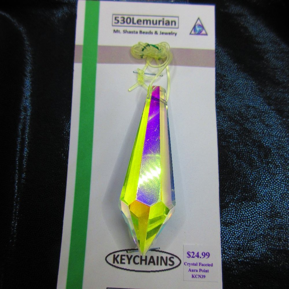 Faceted Glass Chandlier Drop
